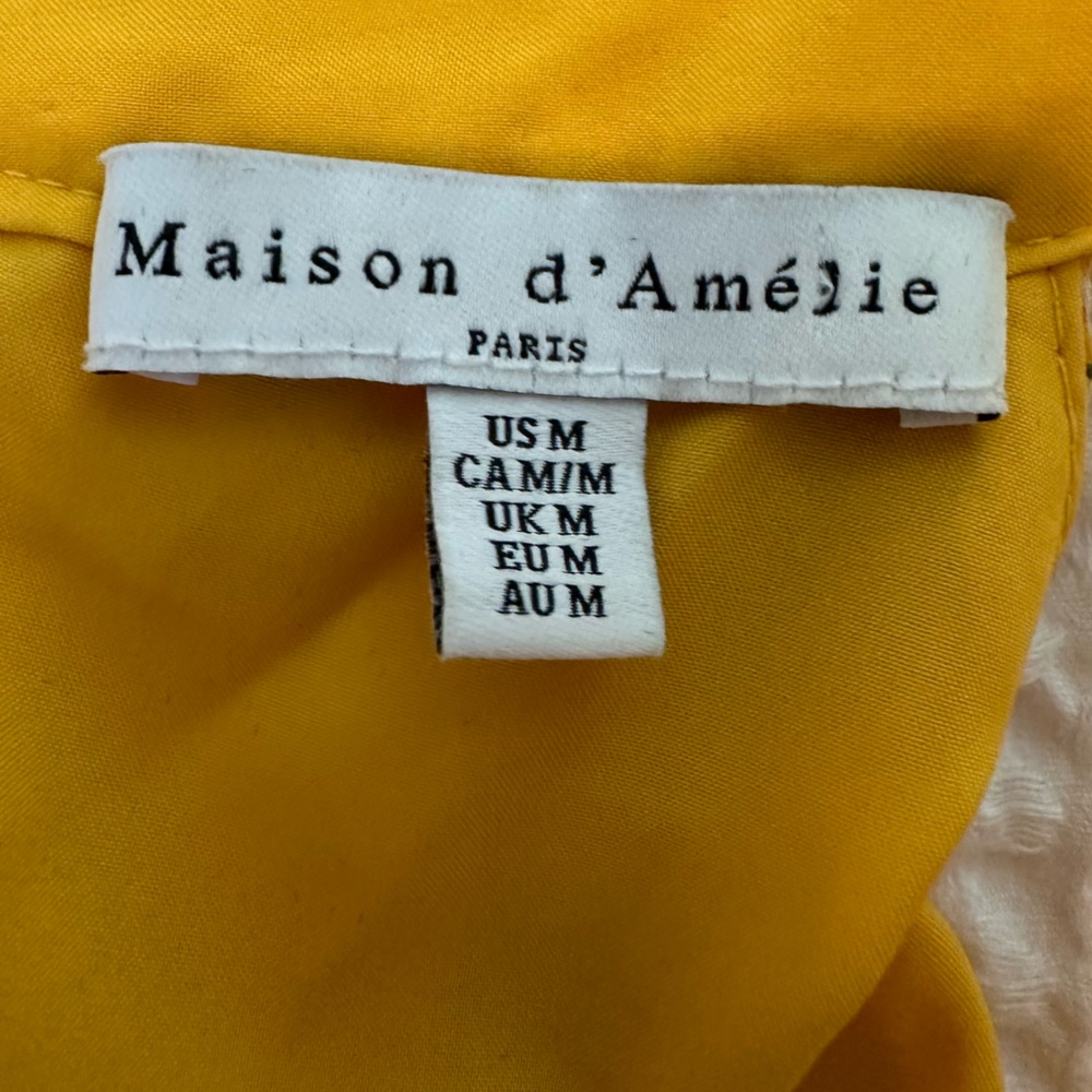 Yellow Razorback Floral Printer Dress - Picture 3 of 3